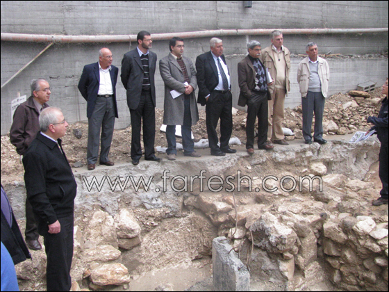 جولة استطلاعية لرئيس بلدية الناصرة للآثار الجديدة  صورة رقم 6
