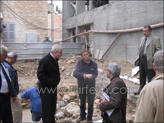 جولة استطلاعية لرئيس بلدية الناصرة للآثار الجديدة  صورة رقم 3