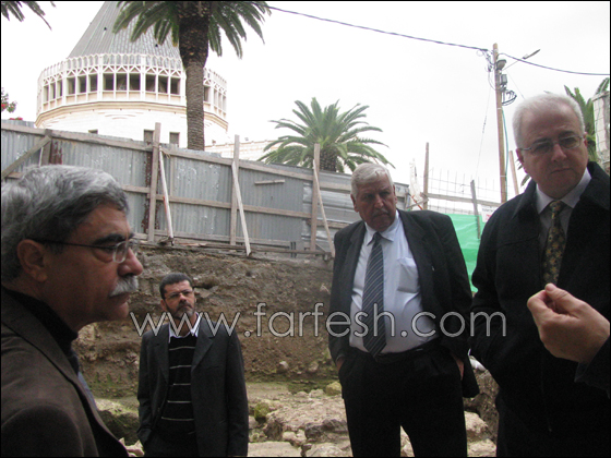 جولة استطلاعية لرئيس بلدية الناصرة للآثار الجديدة  صورة رقم 8