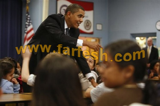 في مطعم الطلاب.. أوباما يحثّهم على القراءة..!!    صورة رقم 8