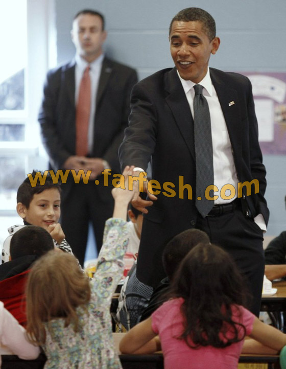 في مطعم الطلاب.. أوباما يحثّهم على القراءة..!!    صورة رقم 6