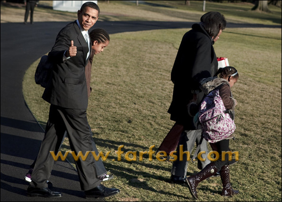 ميشيل أوباما لابنتيها: لا كمبيوترات ولا هواتف خلال الأسبوع!!        صورة رقم 7
