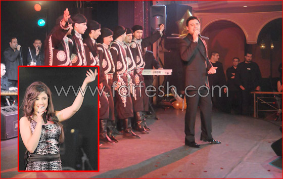 مسلسلات ينقل لكم صور توديع عمالقة الفن لـ 2009 من بيروت!!  صورة رقم 4