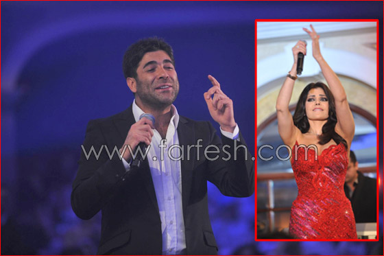 مسلسلات ينقل لكم صور توديع عمالقة الفن لـ 2009 من بيروت!!  صورة رقم 1