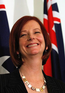 جوليا غيلارد اول رئيسة وزراء في استراليا!   صورة رقم 1