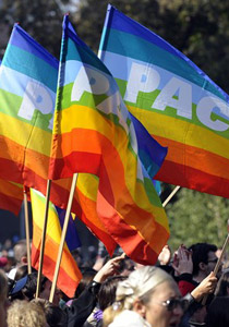 إصابة 50 شخصاً في أول مهرجان زواج للمثليين في صربيا!   صورة رقم 2
