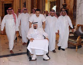 مبارك في الرياض للاطمئنان على صحة خادم الحرمين!  صورة رقم 1