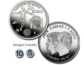 عملة نقدية تخليدا لفوز اسبانيا بمونديال 2010  صورة رقم 1