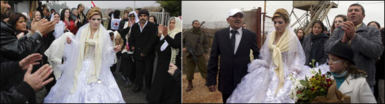 محطمة القيود.. عروس سورية تعبر الى الجولان للزفاف  صورة رقم 3
