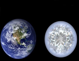 اكتشاف كوكب من الماس ضعف حجم كوكب الارض!   صورة رقم 1