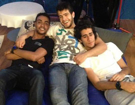 اكس فاكتور: صورة طريفة لادهم وابراهيم وأيمن Young Pharoz   صورة رقم 1