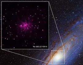 ايجاد 35 ثقبا أسود في مجرة المرأة المسلسلة  صورة رقم 1