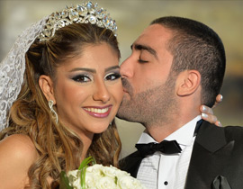 حفلة زفاف أسطورية لمايا شقور وابراهيم الخطيب  صورة رقم 1
