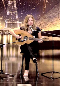 عرب غوت تالنت: محمد يزغرد لنجوى وامريكية تغني لأم كلثوم  صورة رقم 2