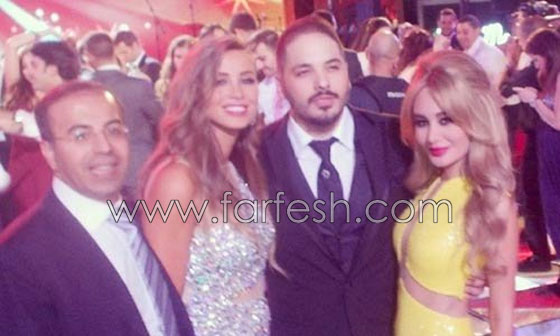 صور داليدا زوجة رامي عياش بفستان مثير في حفل زفاف صديقتها صورة رقم 3