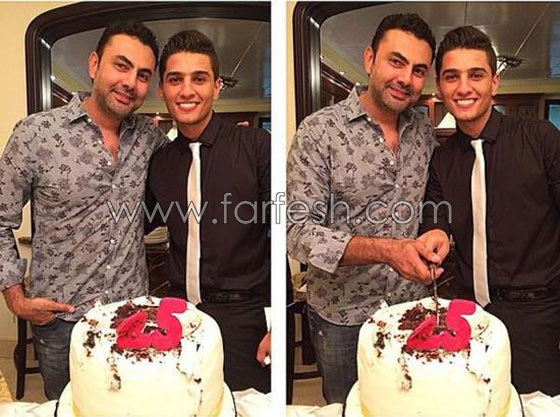 صور الفنان الفلسطيني محمد عساف يحتفل بعيد ميلاده صورة رقم 4