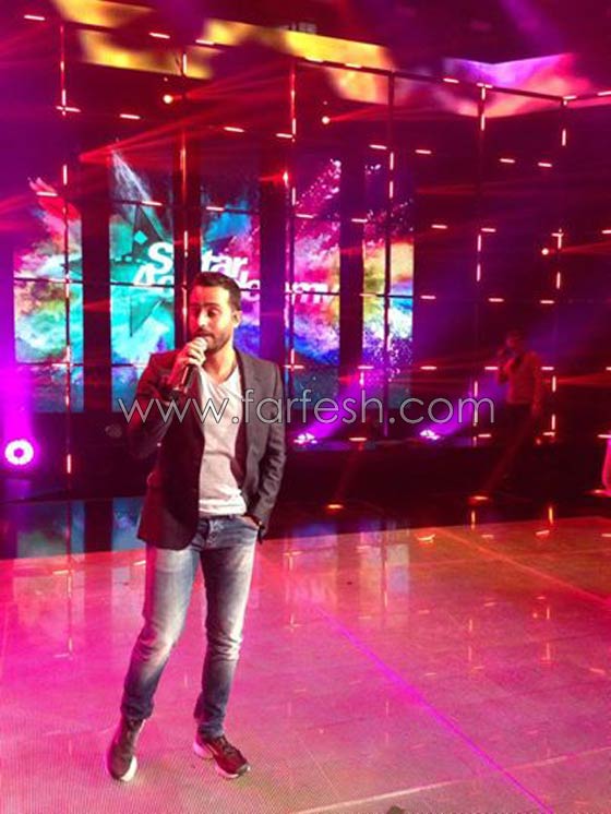 صور وفيديو نوال الزغبي مع سعد رمضان في تمارين برايم ستار اكاديمي   صورة رقم 8