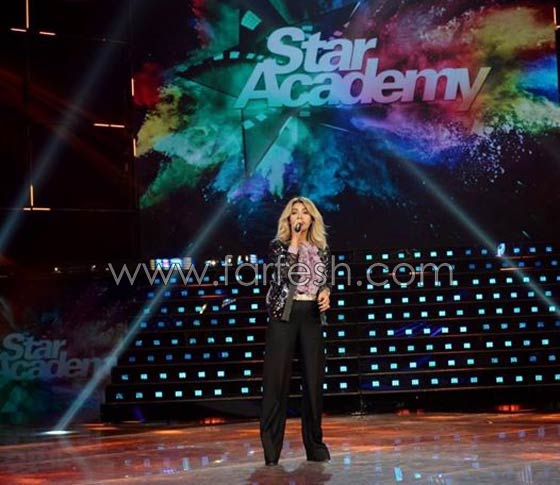 صور وفيديو نوال الزغبي مع سعد رمضان في تمارين برايم ستار اكاديمي   صورة رقم 5