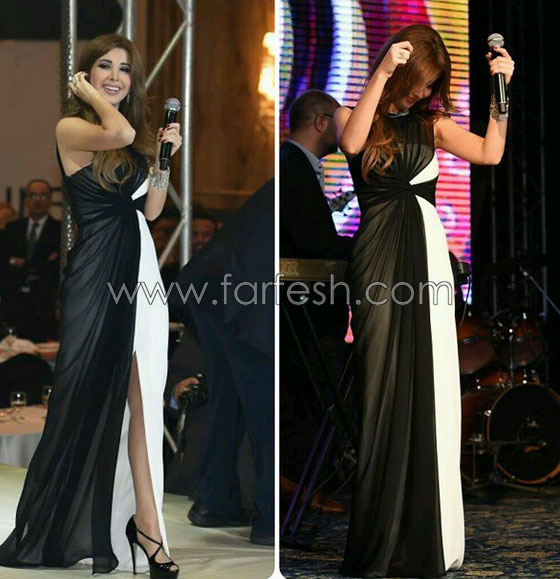 نانسي عجرم ونيكول سابا تشعلان ليلة عيد الميلاد في مصر صورة رقم 16