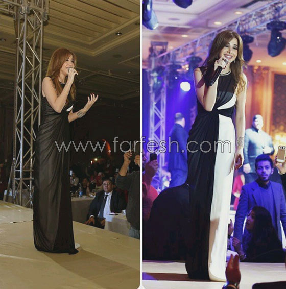 نانسي عجرم ونيكول سابا تشعلان ليلة عيد الميلاد في مصر صورة رقم 14