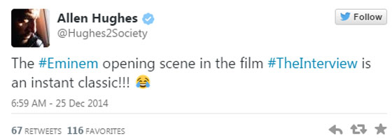 ظهور مقزز للنجم ايمنيم في فيلم المقابلة المثير للجدل صورة رقم 7