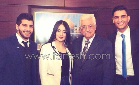  صور محمد عساف، هيثم خلايلة و منال موسى مع الرئيس الفلسطيني صورة رقم 2