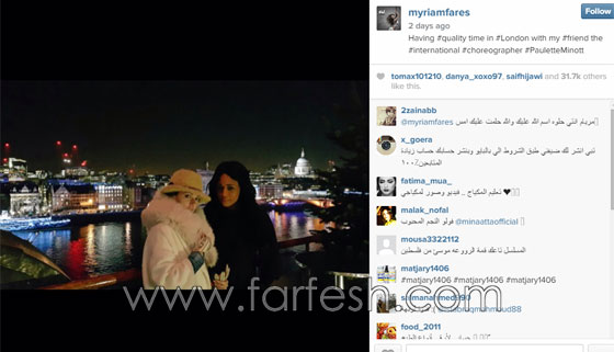 صور ميريام فارس في احضان رجل في لندن والجمور يتساءل: اين زوجُها صورة رقم 3
