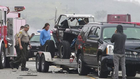 النجم العالمي بروس جينجر يتعرض لاصابة في حادث سير قاتل صورة رقم 9