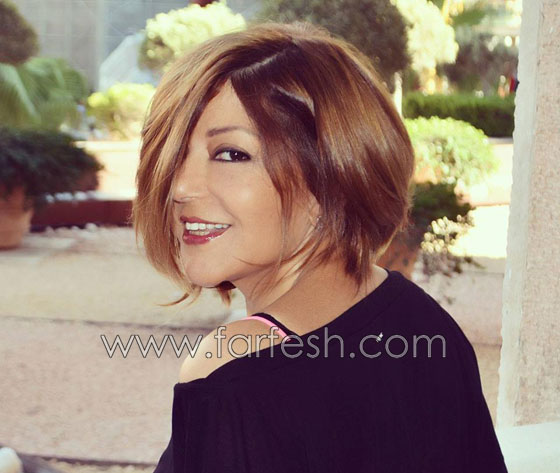 صور سميرة سعيد بـ (ستايل) مارلين مونرو  مع شعر قصير مموج ومكياج مثير   صورة رقم 3