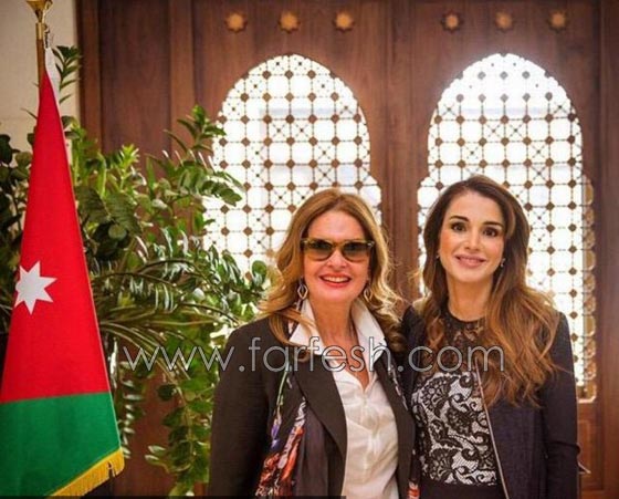 صور يسرا مع الملكة رانيا ولقاء في الاردن صورة رقم 1