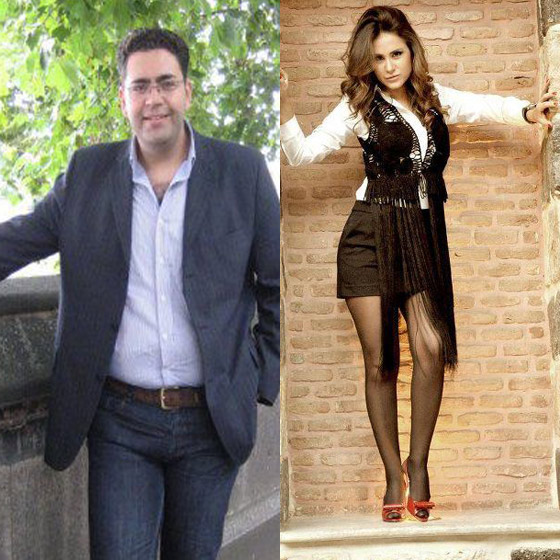 الفنانة ديما قندلفت والوزير السوري همام الجزائري يتجاهلان اشاعات زواجهما  صورة رقم 1