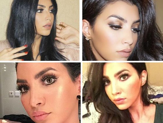  من اجمل؟ صور كيم كاردشيان وشبيهتها عارضة الازياء السعودية  صورة رقم 1