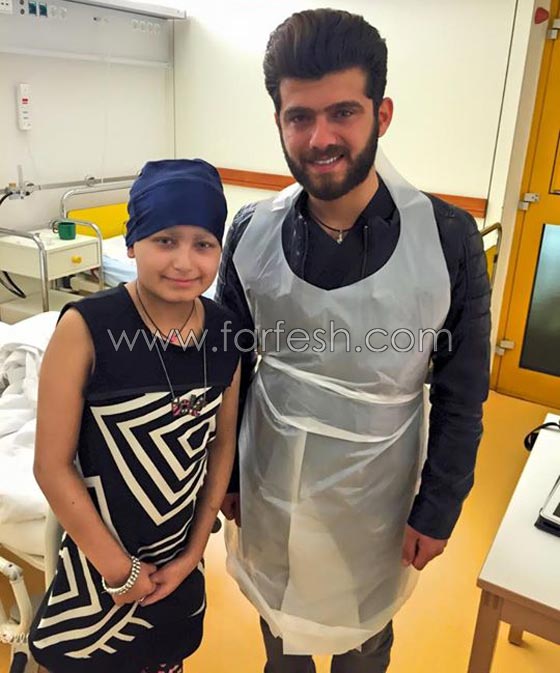 صور عمار الكوفي يفاجئ طفلة مريضة بالسرطان في فيينا وفيديو حفل النمسا صورة رقم 2