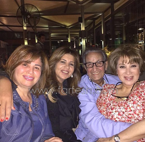 فيديو وصور نور الشريف في عيد ميلاده في اول ظهور له بعد مرضه   صورة رقم 2
