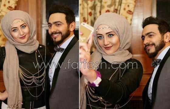 هل تؤكد صور تامر حسني مع فتاة جميلة محجبة خبر طلاقه من بسمة بوسيل؟ صورة رقم 1