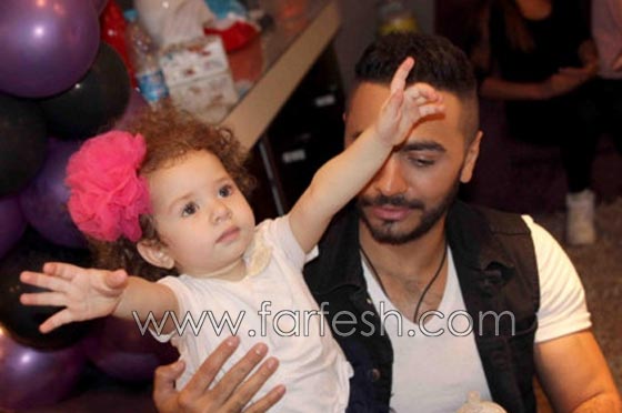 صورة ابنة خالد سليم الثانية والجمهور يتساءل عن سر الشارب صورة رقم 3