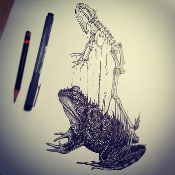 بالصور.. بول جاكسون فنان مبدع يحول رسوماته الى هياكل عظمية صورة رقم 1 بالصور.. بول جاكسون فنان مبدع يحول رسوماته الى هياكل عظمية صورة رقم 1