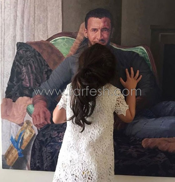 صورة حفيدة الفنان العراقي كاظم الساهر تمنحه قبلة حارة صورة رقم 1 صورة حفيدة الفنان العراقي كاظم الساهر تمنحه قبلة حارة صورة رقم 1