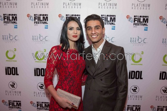 صور محمد عساف مع خطيبته لينا قيشاوي على السجادة الحمراء صورة رقم 1 صور محمد عساف مع خطيبته لينا قيشاوي على السجادة الحمراء صورة رقم 1