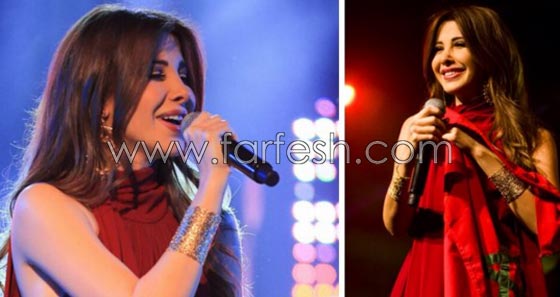 صور نانسي عجرم تشعل أجواء المغرب وتتألق بفستان احمر يفيض انوثة واناقة صورة رقم 8 صور نانسي عجرم تشعل أجواء المغرب وتتألق بفستان احمر يفيض انوثة واناقة صورة رقم 8