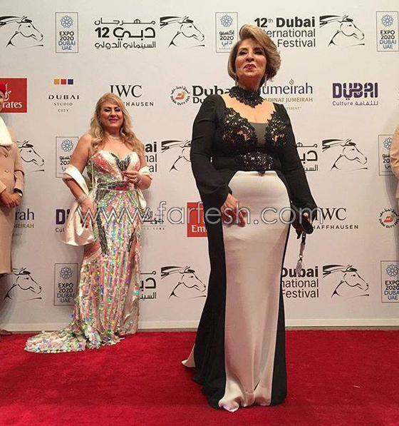 مهرجان دبي: بوسي تنهي الحداد على نور الشريف وليلى علوي تتألق بجمالها صورة رقم 2 مهرجان دبي: بوسي تنهي الحداد على نور الشريف وليلى علوي تتألق بجمالها صورة رقم 2