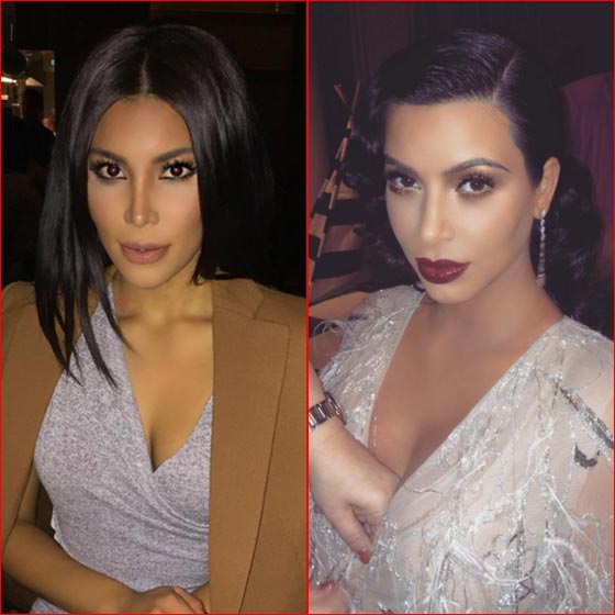 الشبه الكبير بينها وبين كيم كارداشيان جعلها فتاة مشهورة صورة رقم 1