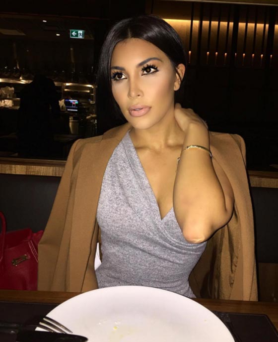 الشبه الكبير بينها وبين كيم كارداشيان جعلها فتاة مشهورة صورة رقم 3