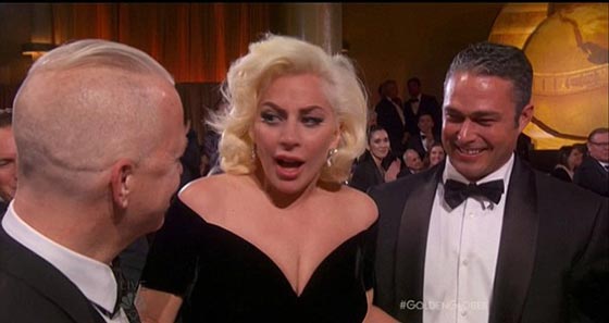 فيديو وصور النجم دي كابريو يسخر من فوز ليدي جاجا بجائزة تمثيل صورة رقم 10 فيديو وصور النجم دي كابريو يسخر من فوز ليدي جاجا بجائزة تمثيل صورة رقم 10
