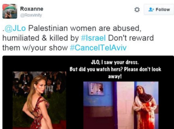 حملة على تويتر لمنع جينيفر لوبيز من الغناء للاسرائيليين صورة رقم 7 حملة على تويتر لمنع جينيفر لوبيز من الغناء للاسرائيليين صورة رقم 7