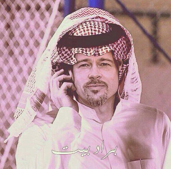 صور فنانين عالميين يرتدون الجلباب الخليجى والعقال: حقيقة ام فوتوشوب؟ صورة رقم 2 صور فنانين عالميين يرتدون الجلباب الخليجى والعقال: حقيقة ام فوتوشوب؟ صورة رقم 2