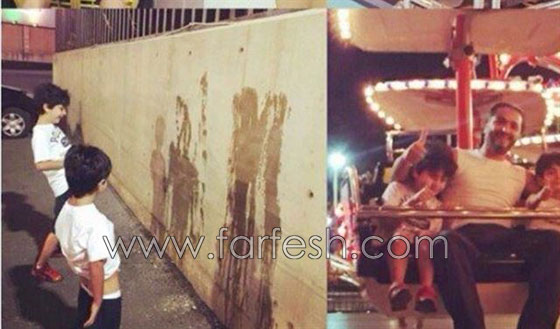 صور صادمة ينشرها طليق نادين الراسي لإبنيهما! صورة رقم 2