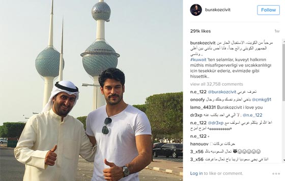 الممثل التركي بوراك أوزجيفيت في الكويت يتحدّث اللغة العربية صورة رقم 1 الممثل التركي بوراك أوزجيفيت في الكويت يتحدّث اللغة العربية صورة رقم 1