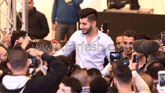 عرب ايدول 4: هيثم خلايلة يستقبل متسابقي فلسطين في تجارب الاداء صورة رقم 1 عرب ايدول 4: هيثم خلايلة يستقبل متسابقي فلسطين في تجارب الاداء صورة رقم 1