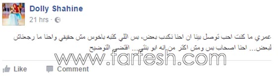 عودة دوللي شاهين الى طليقها: حقيقة كما يقول ام كذبة كما تقول؟ صورة رقم 2 عودة دوللي شاهين الى طليقها: حقيقة كما يقول ام كذبة كما تقول؟ صورة رقم 2